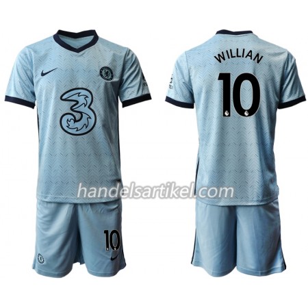 Chelsea Willian 10 Kinder Auswärts Trikotsatz 2020/21 Kurzarm (+ Kurze Hosen)